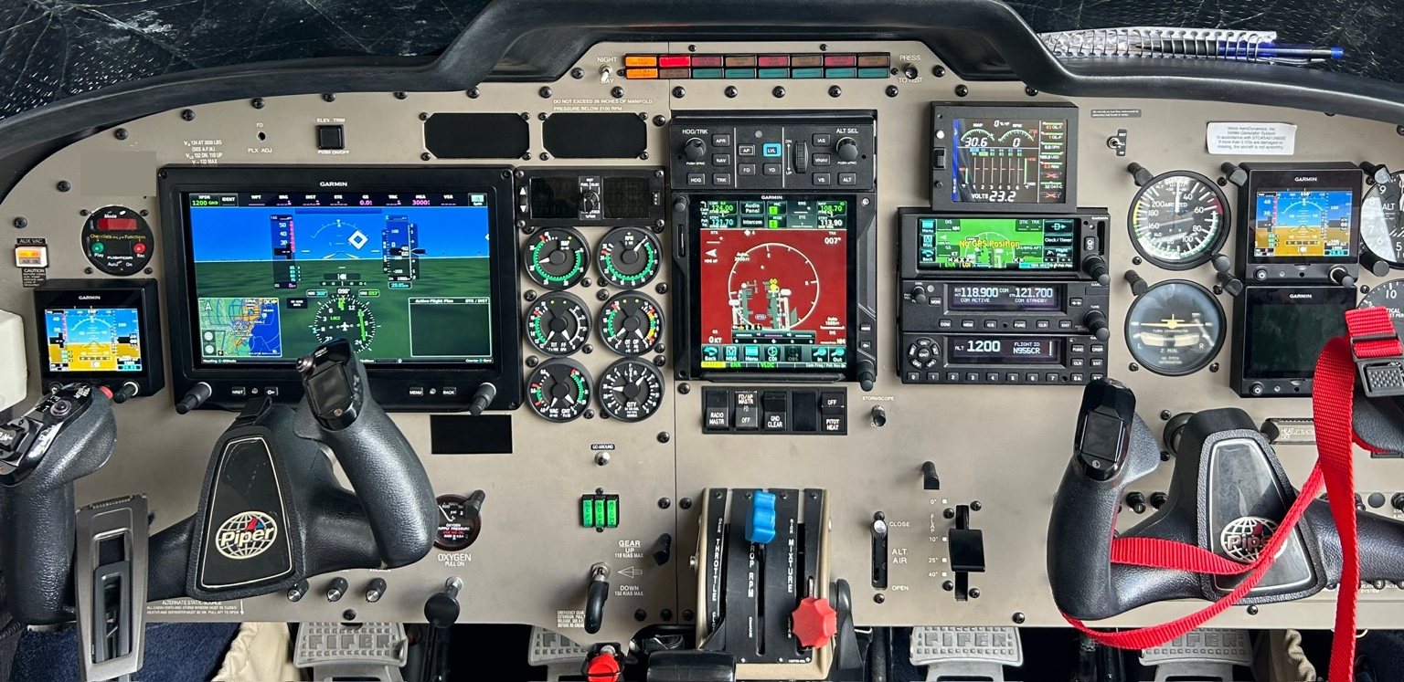 Aircraft avionics panel